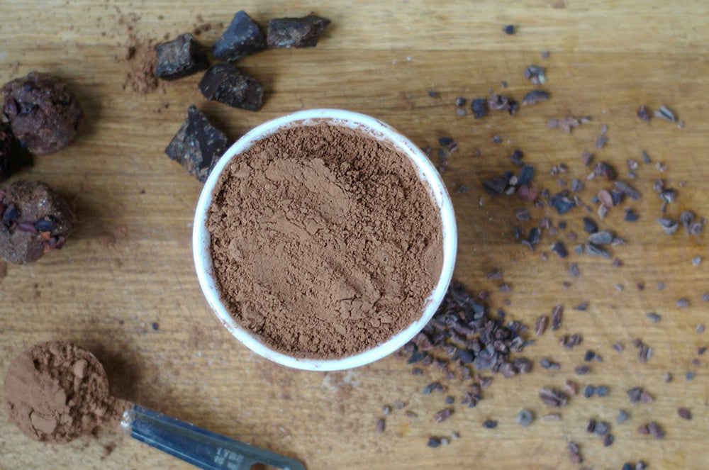 Anthony's cacao en uso en un brownie casero con resultado jugoso