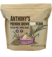 Anthony's empaque frontal de teff integral, demuestra confianza y pureza