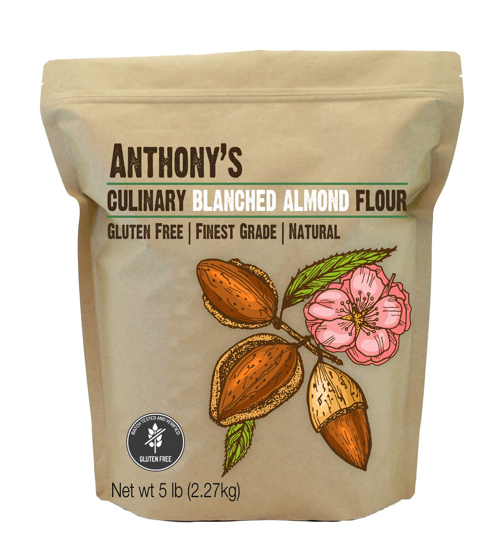 Anthony's empaque frontal 5 lb mostrando uso culinario y ahorro