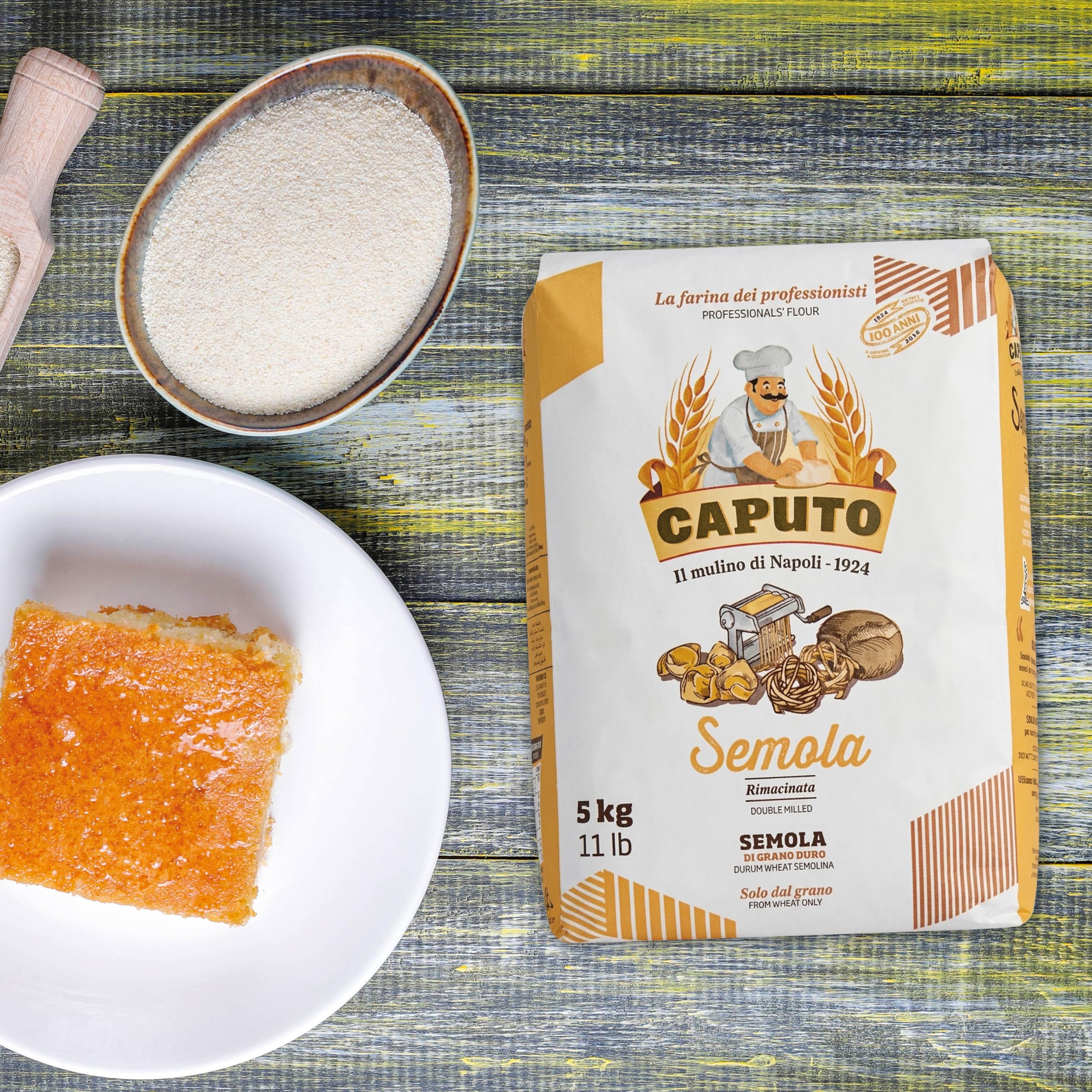 Antimo Caputo superficie de amasado espolvoreada que evita adherencias