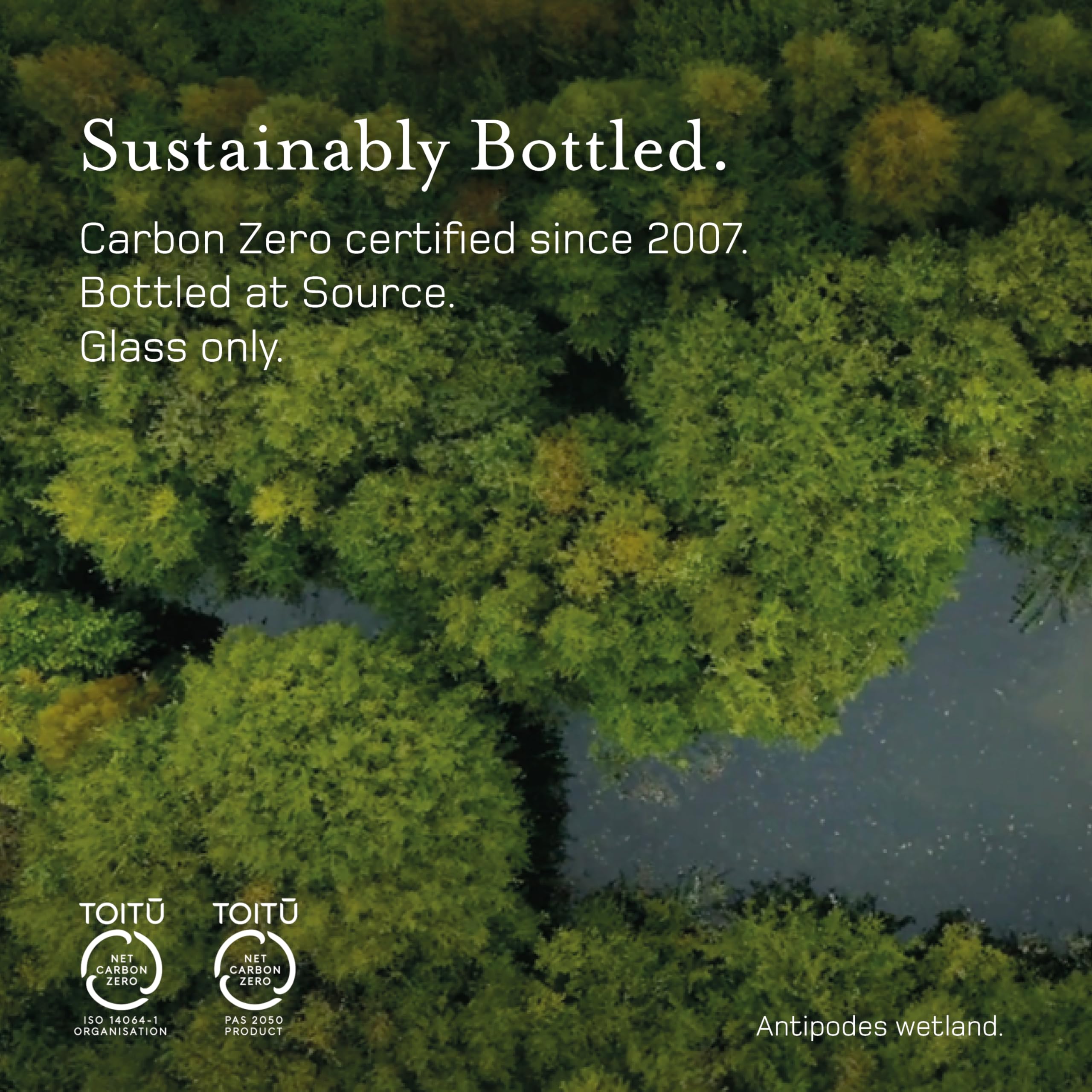 ANTIPODES planta de embotellado en origen, control de calidad sostenible
