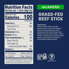 Archer detalle textura del palito mostrando carne grass-fed y masticabilidad