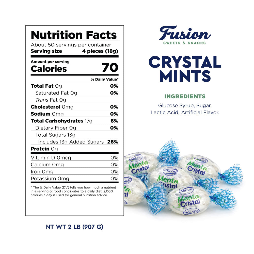 Fusion Sweets And Snacks Arcor primer plano textura cristal brillante