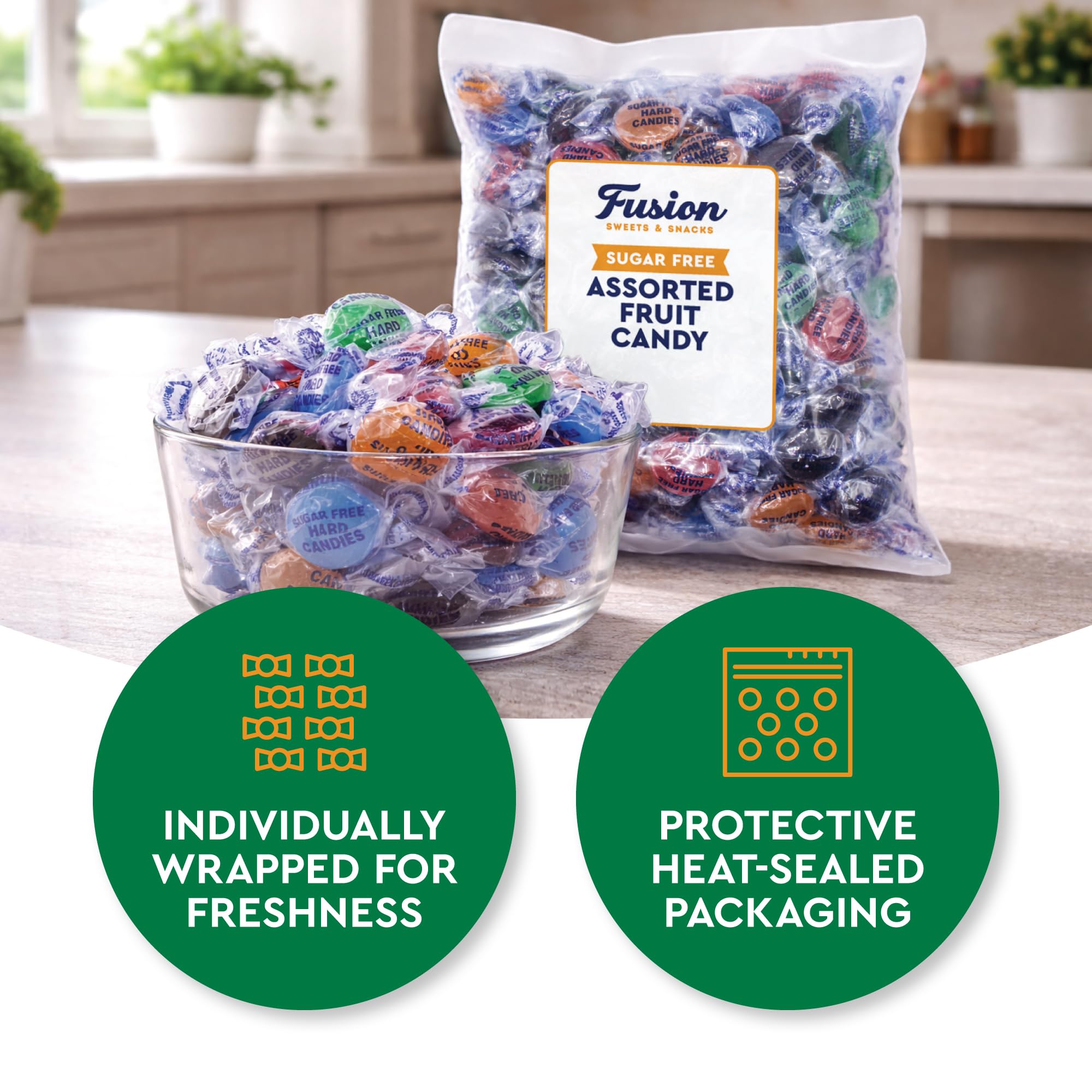 Fusion Sweets And Snacks Arcor pieza envuelta individualmente, limpieza y portabilidad