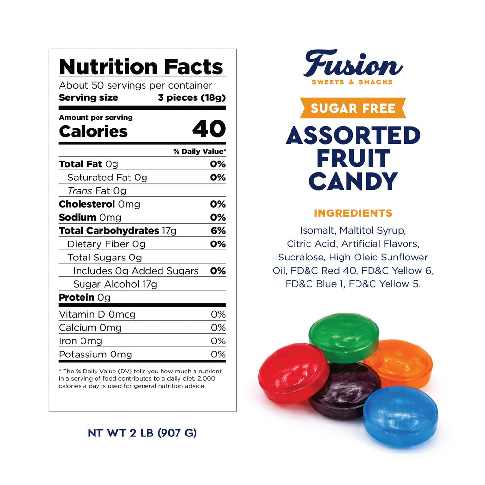 Fusion Sweets And Snacks Arcor caramelo en mano para comparar tamaño real y porción