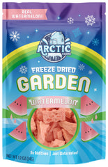 Arctic Farms textura crujiente de sandía liofilizada, bocadillo ligero y crujiente