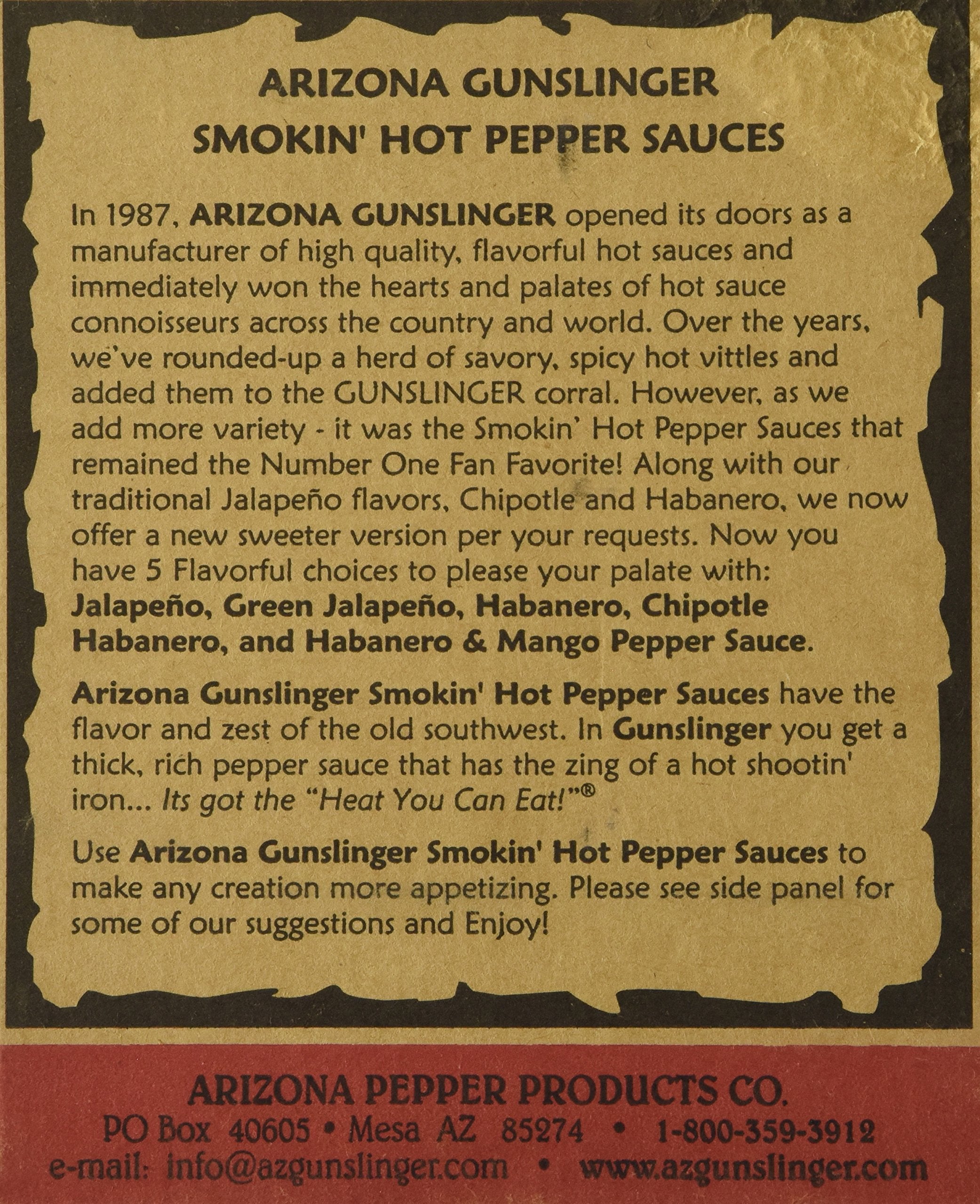 Arizona Gunslinger salsa aplicada en tacos realzando sabor de plato