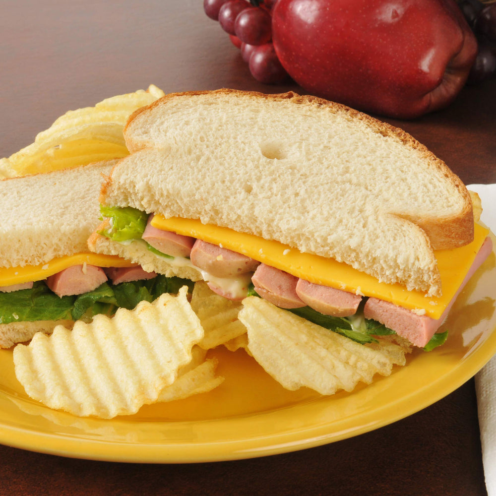 Armour Star salchichas de pollo en ensalada que aportan proteína rápida