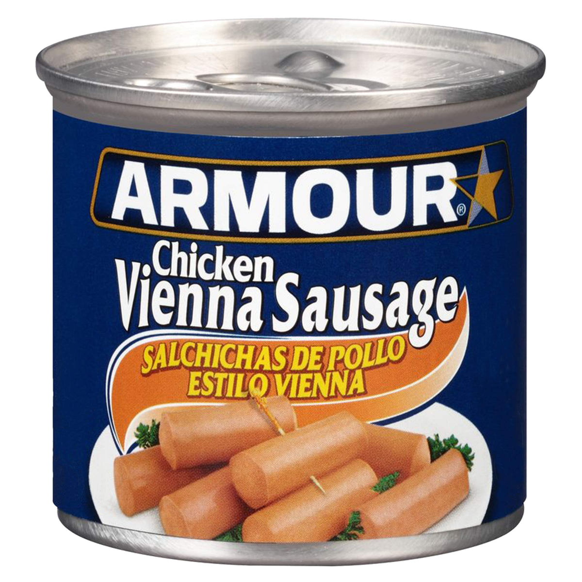 Armour Star vista frontal del paquete de 24 latas útil para almacenamiento