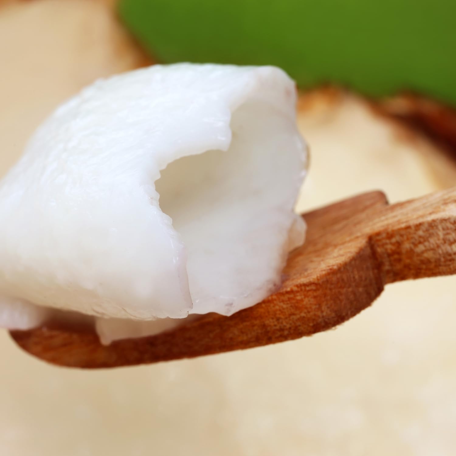 Aroy-D carne de coco en postre servido, aporta textura dulce
