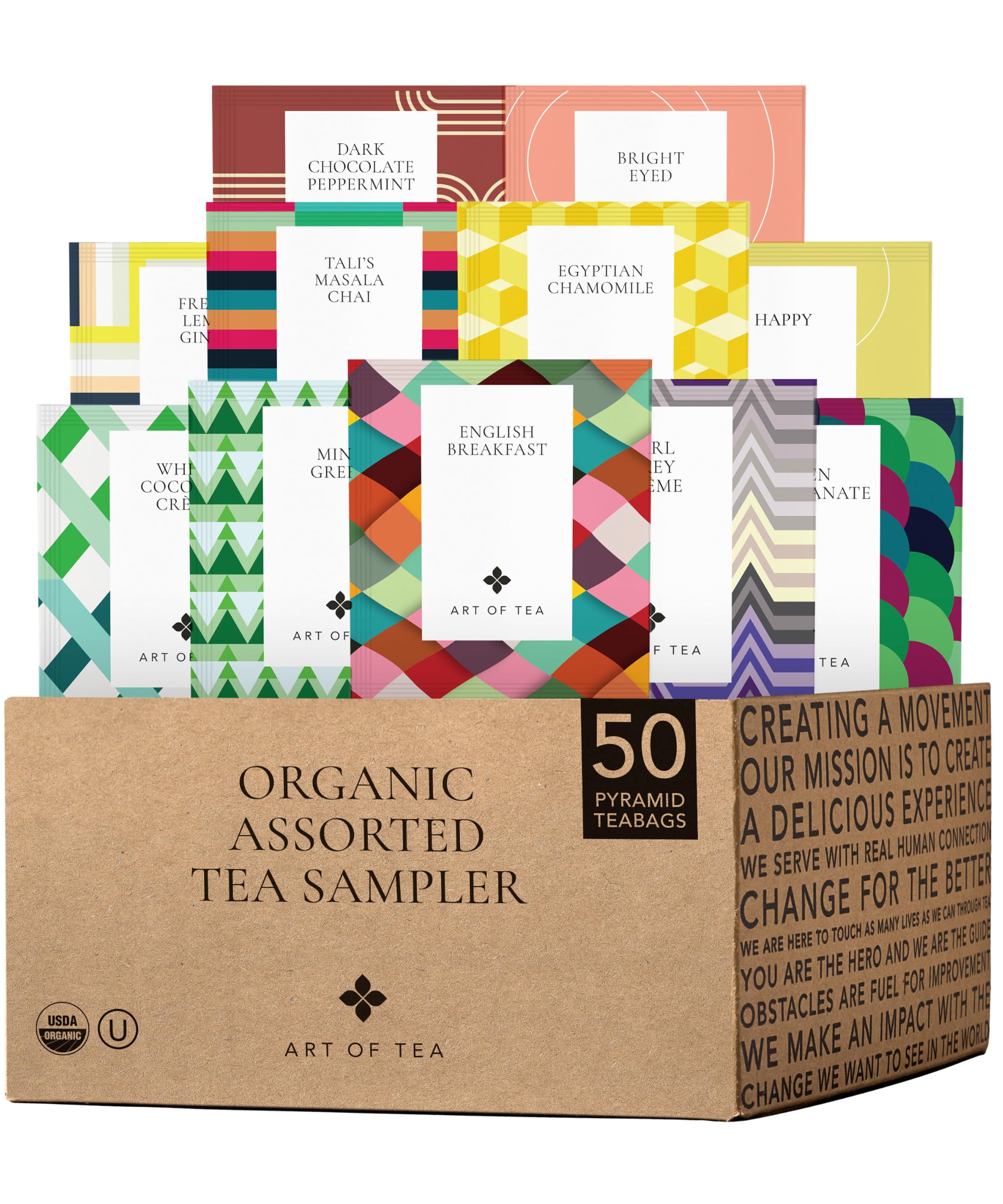 Art of Tea caja presentación elegante lista para regalo con surtido