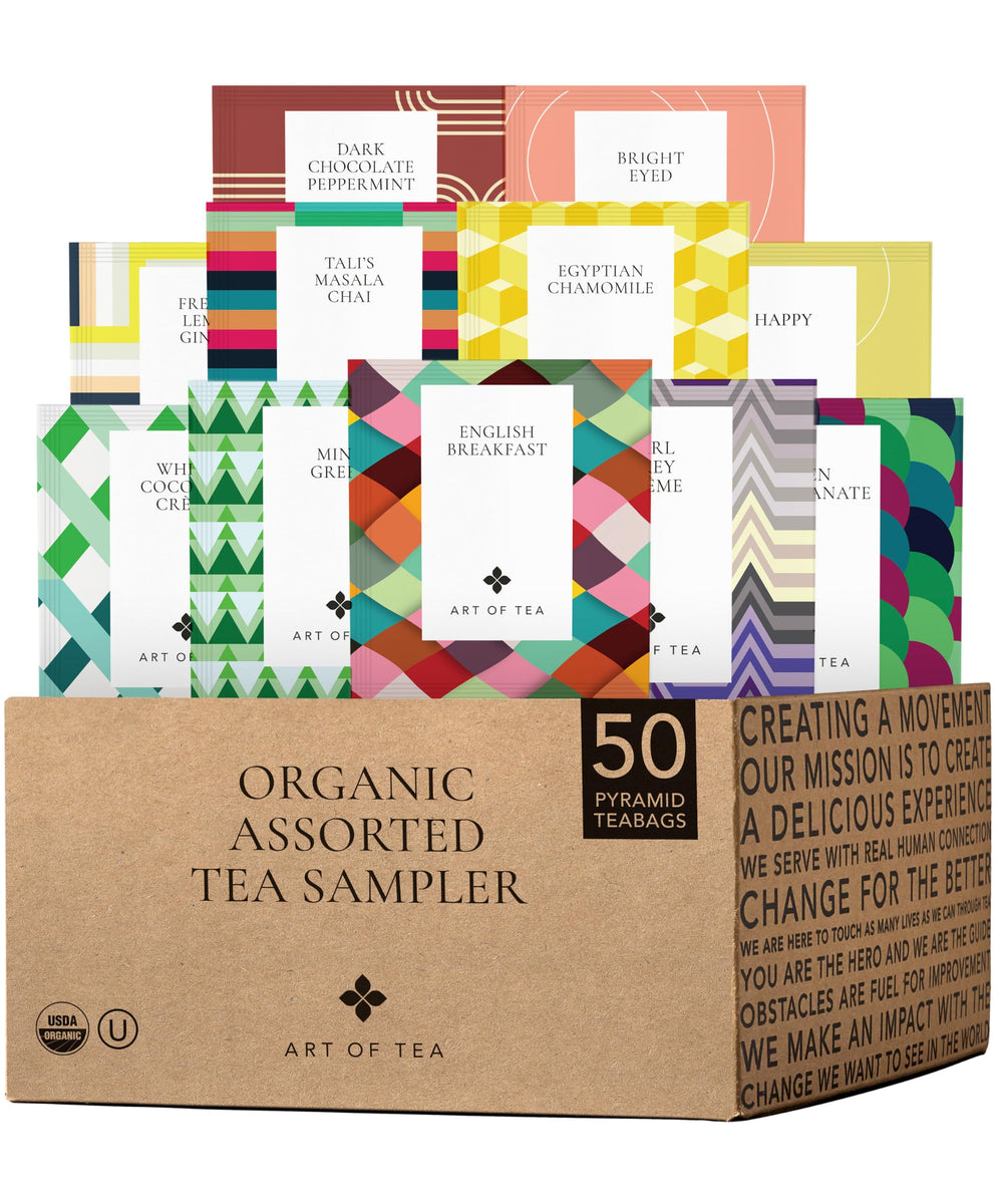 Art of Tea caja presentación elegante lista para regalo con surtido