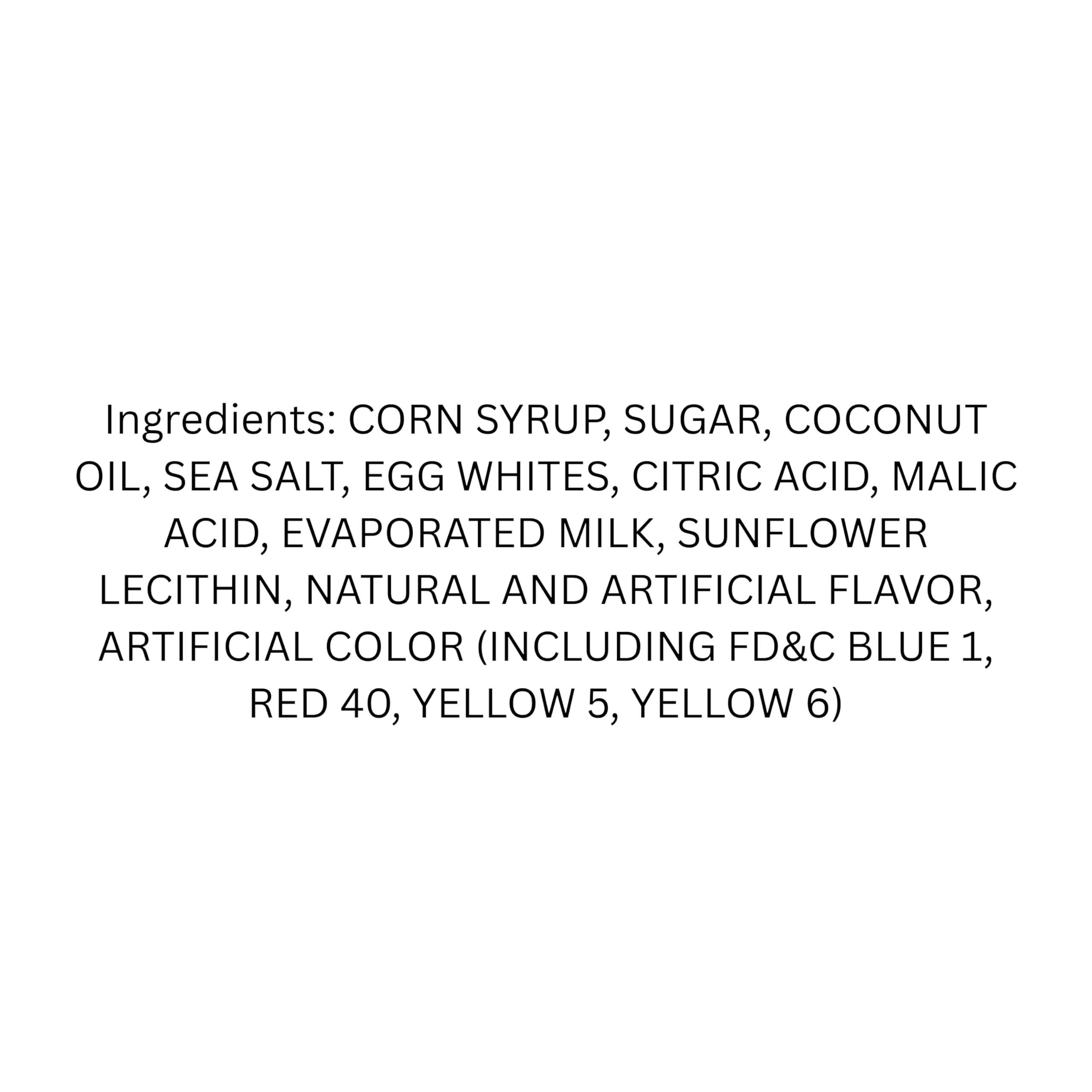 Assortit etiqueta nutricional y lista de ingredientes para mayor seguridad