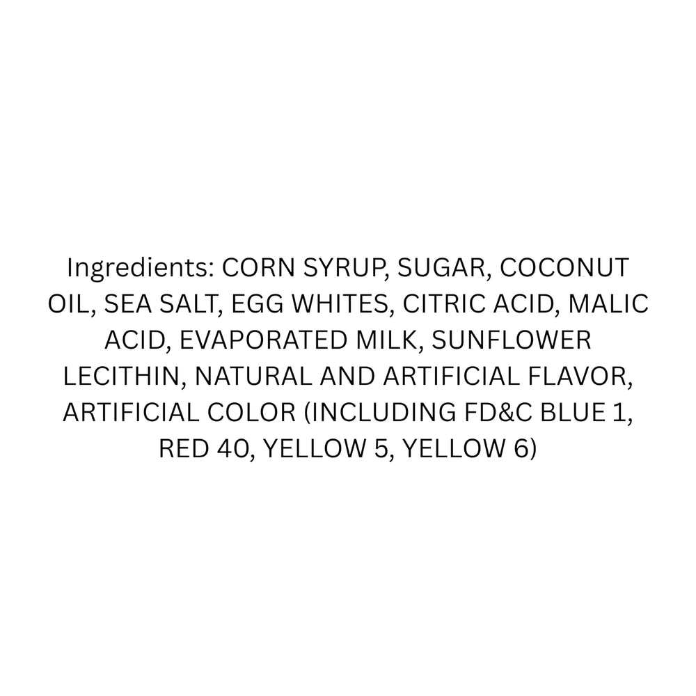 Assortit etiqueta nutricional y lista de ingredientes para mayor seguridad
