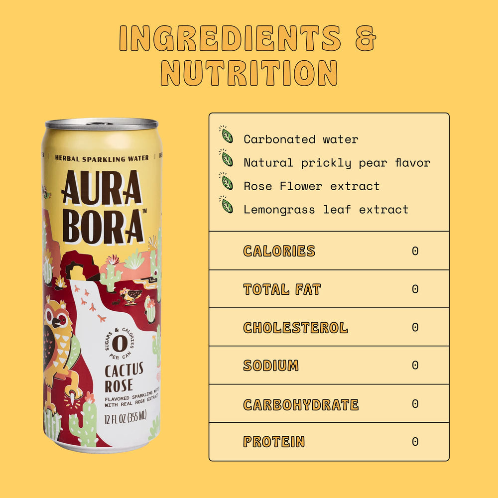 Aura Bora primer plano de burbujas y textura para sabor limpio