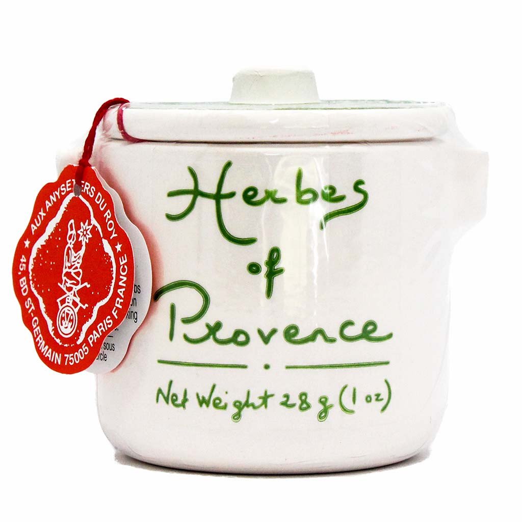 Aux Anysetiers du Roy cazuela de cerámica con Herbes de Provence, presentación atractiva y práctica