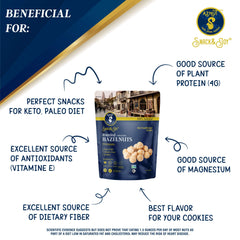 AZNUT avellanas en bol listas para snack con aspecto crujiente