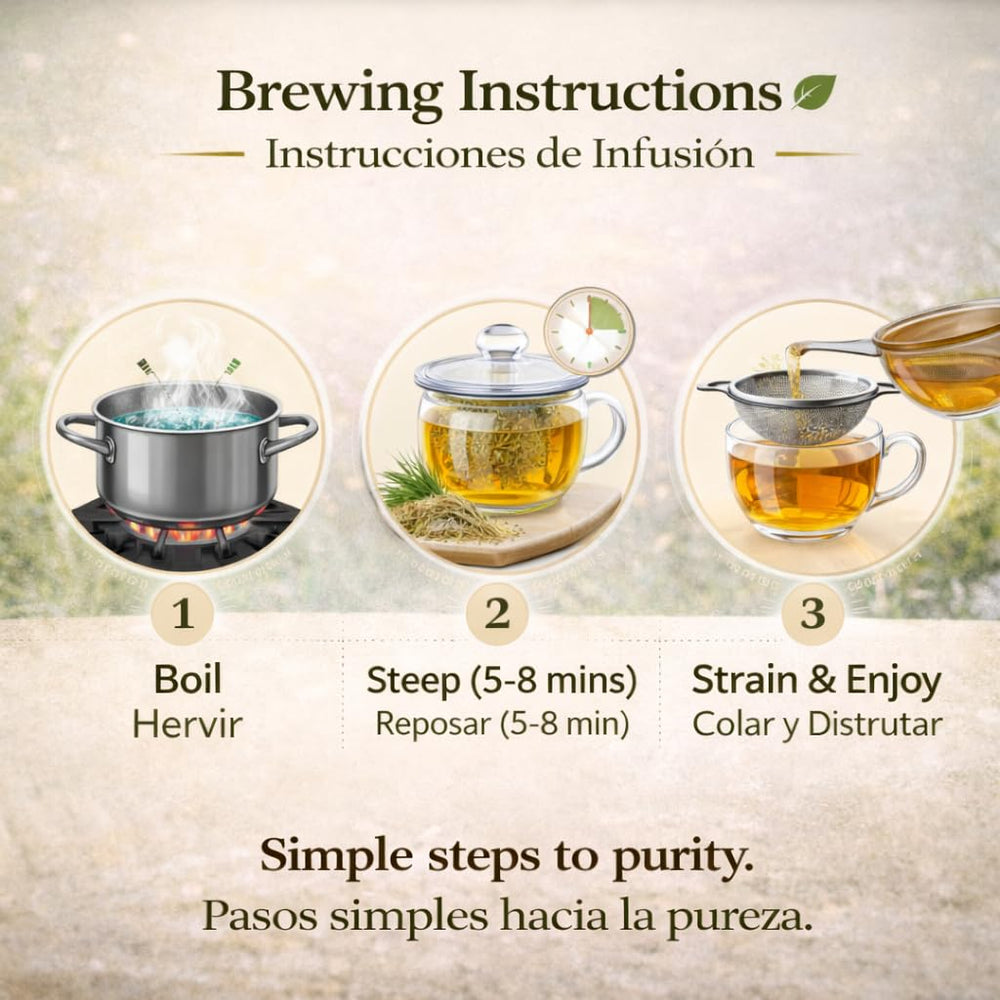 B-Experts escena de cocina con té de cola de caballo, uso diario y fácil