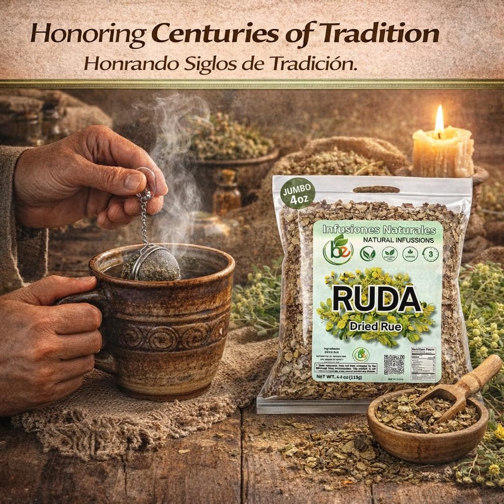 B-Experts ruda en taza infusión lista para beber y aroma conservado