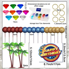 BACH AND BOOZY primer plano de gemas brillantes, aporta color y brillo