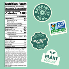Back to Nature primer plano de textura crujiente que resalta sabor