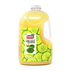 Badia Lime Juice frontal mostrando botella grande y conveniencia