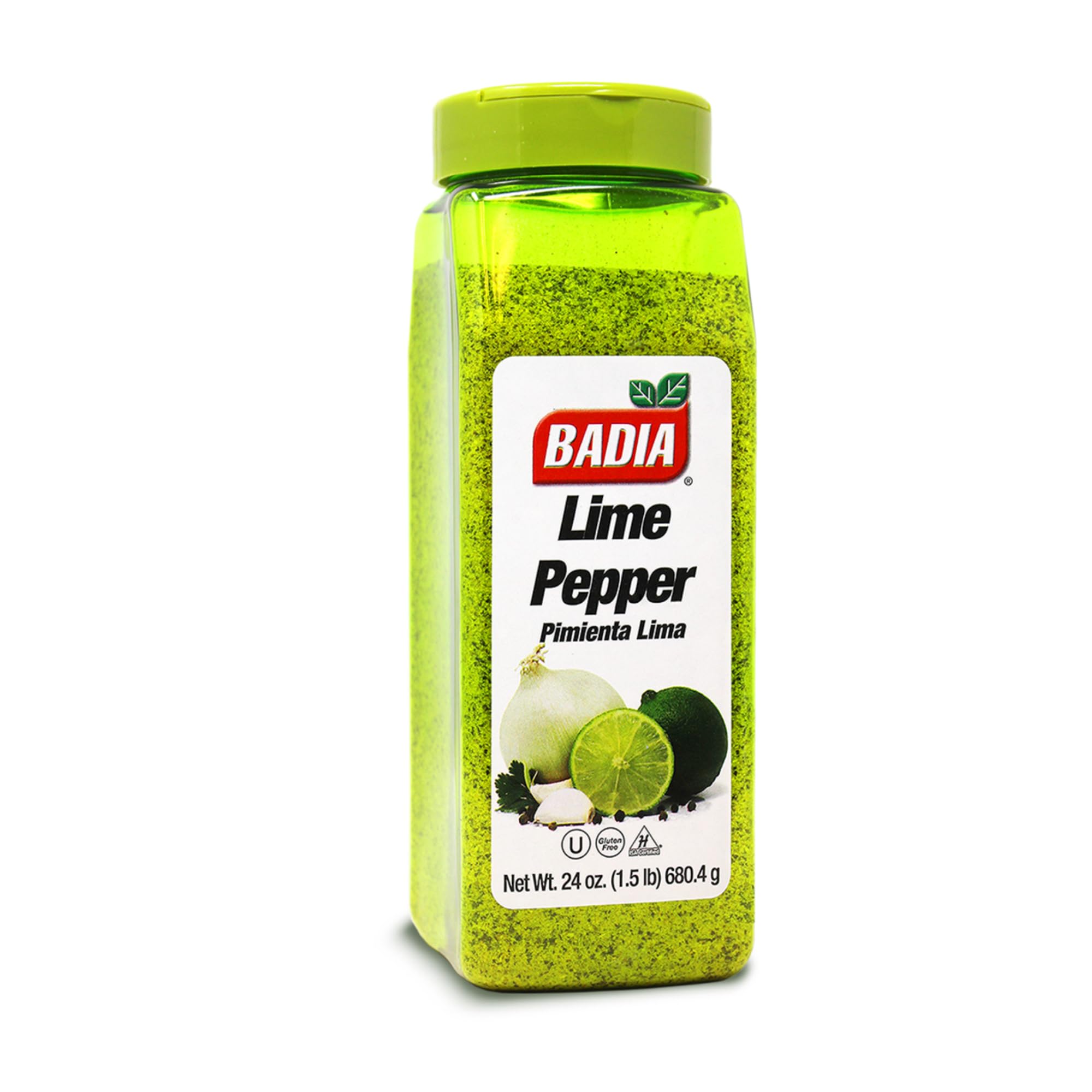 Badia frasco frente mostrando el envase práctico y volumen