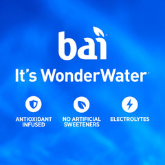 Bai pack de seis botellas en estante, ahorro y almacenamiento cómodo