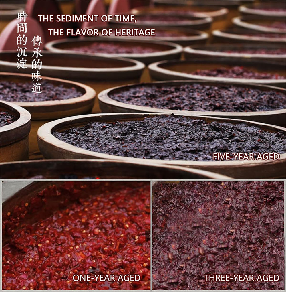 BAILINHOU etiqueta con información del producto y origen Sichuan, confianza