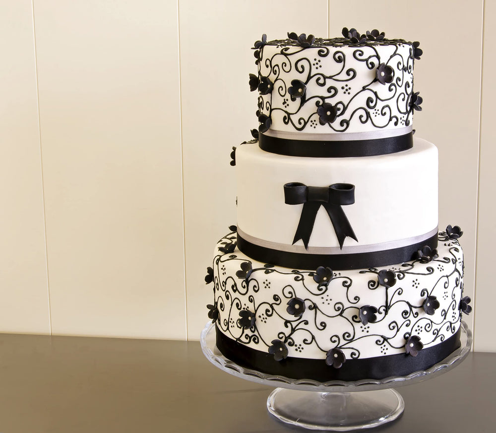 Bakerpan primer plano textura suave del fondant para modelar fácilmente