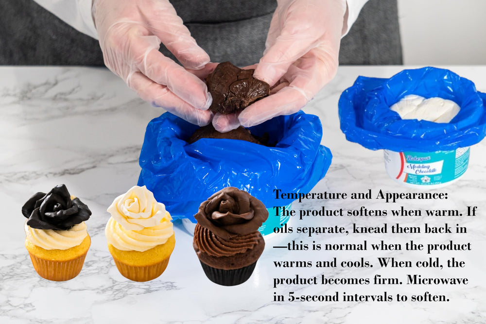 Bakerpan primer plano de textura manejable para esculpir detalles