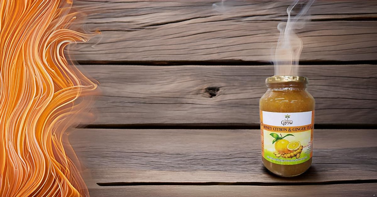 Balance Grow vaso frío con hielo y mezcla cítrica refrescante
