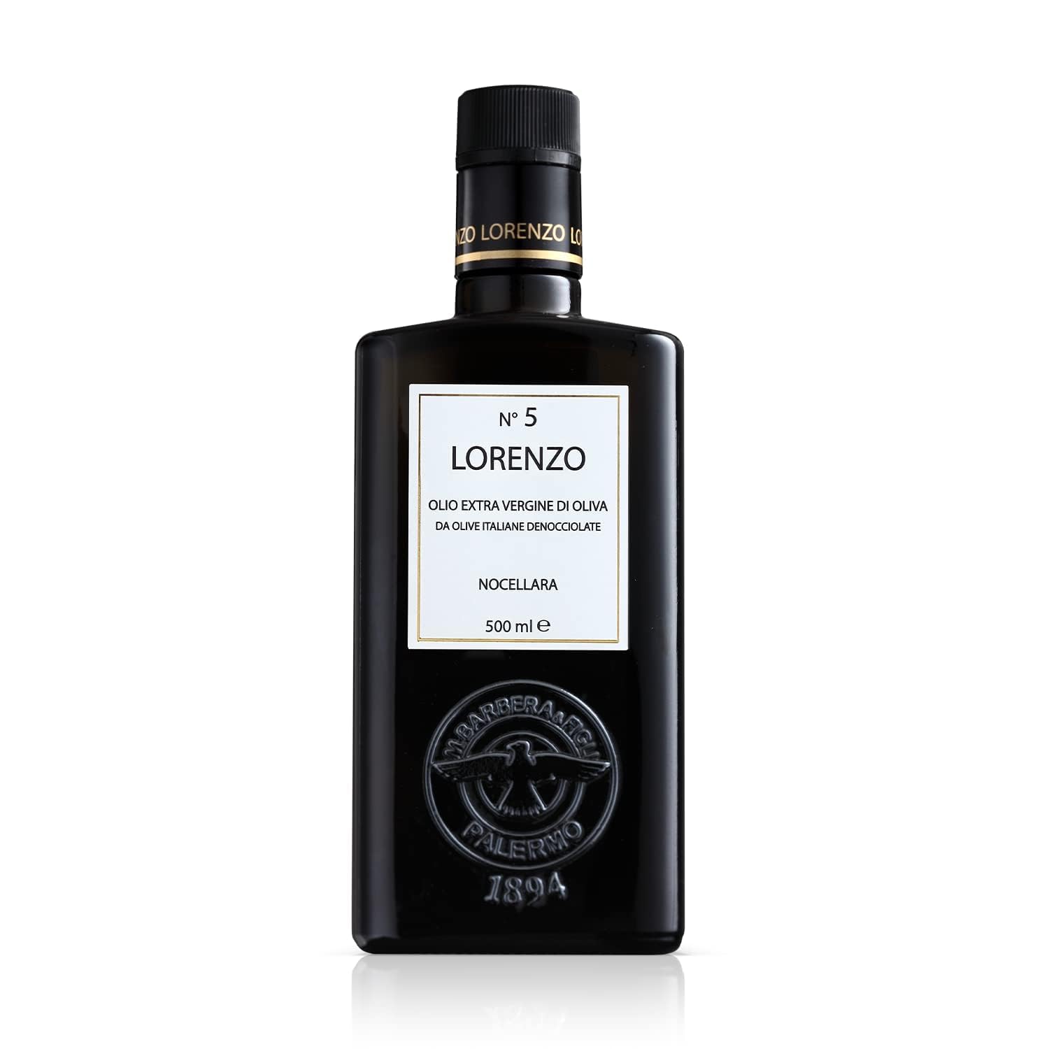 Barbera botella frontal mostrando diseño y origen siciliano, beneficios de frescura