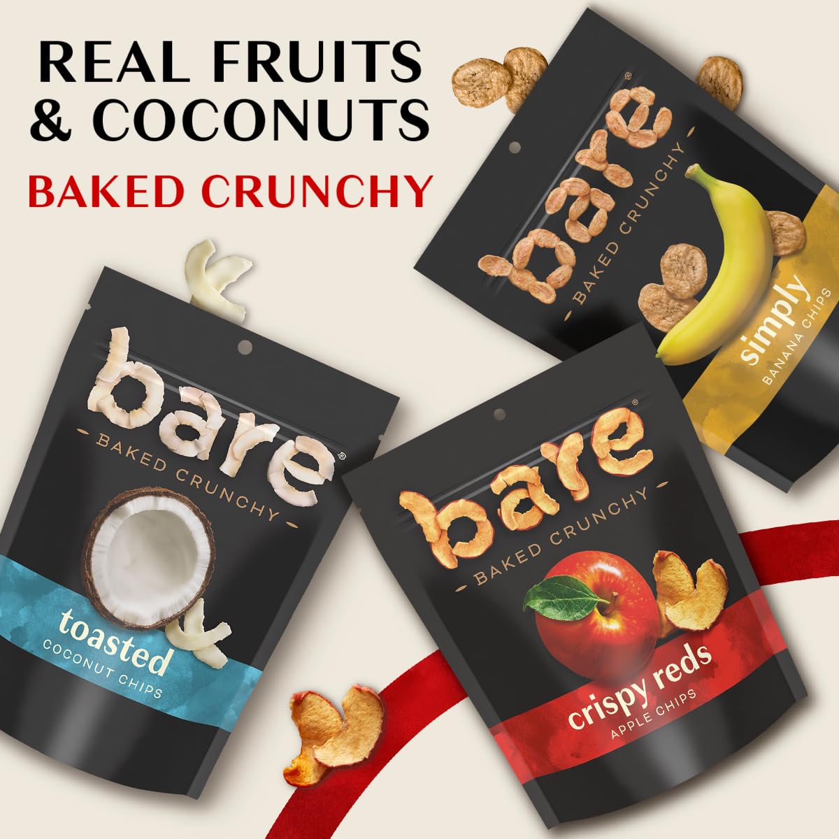 Bare escena lifestyle en mochila, snack saludable para salir