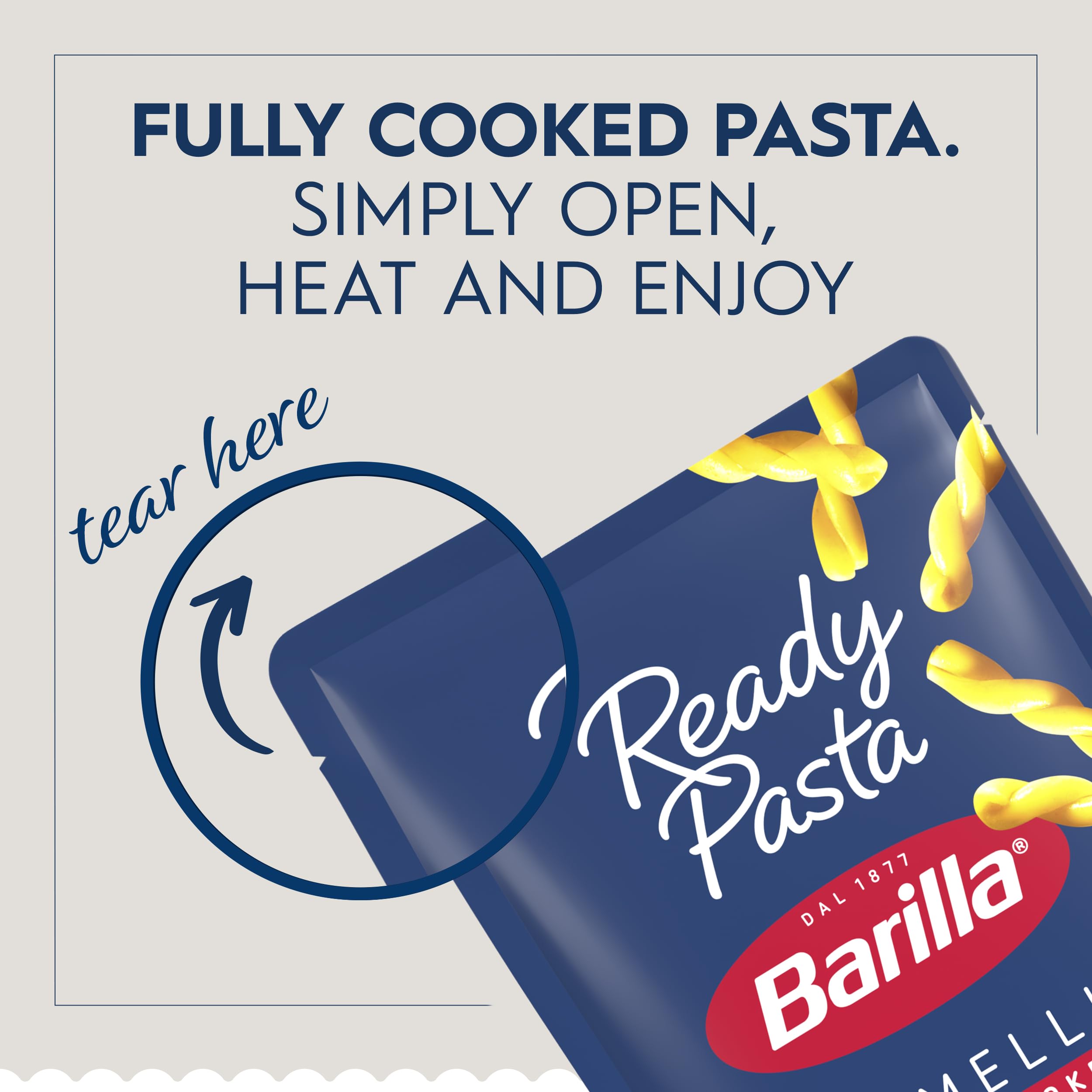 Etiqueta Barilla gemelli con certificaciones non-GMO y kosher visibles