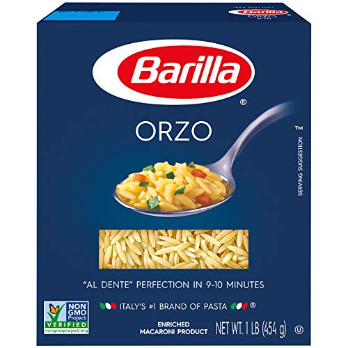 Barilla Orzo detalle de textura para platos firmes y consistentes
