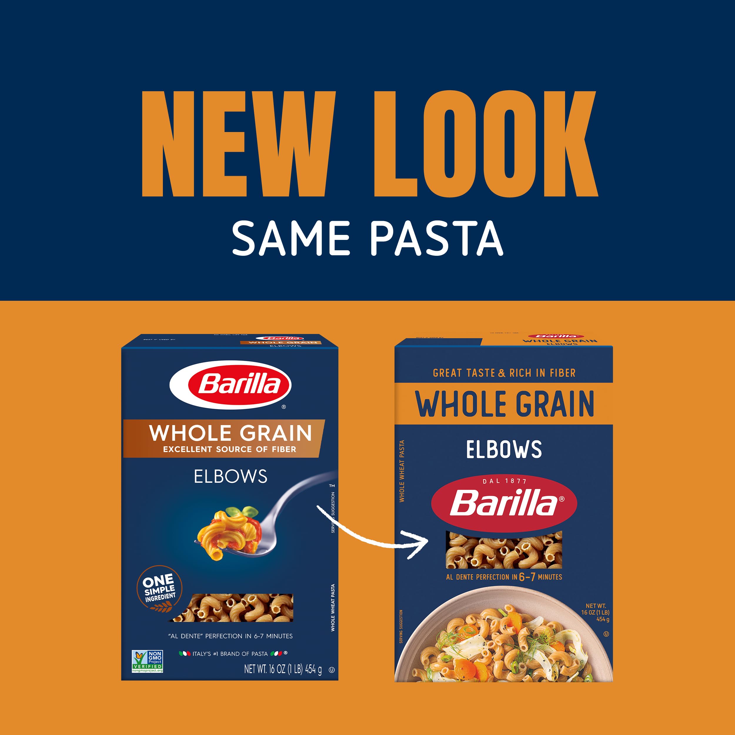 Barilla textura cercana de granos integrales destaca la fibra y apariencia rústica