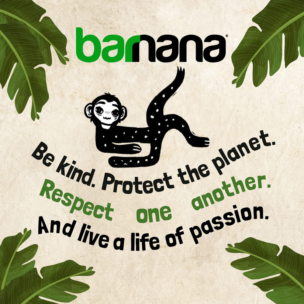 Barnana pack de seis bolsas, conveniencia y porciones para compartir
