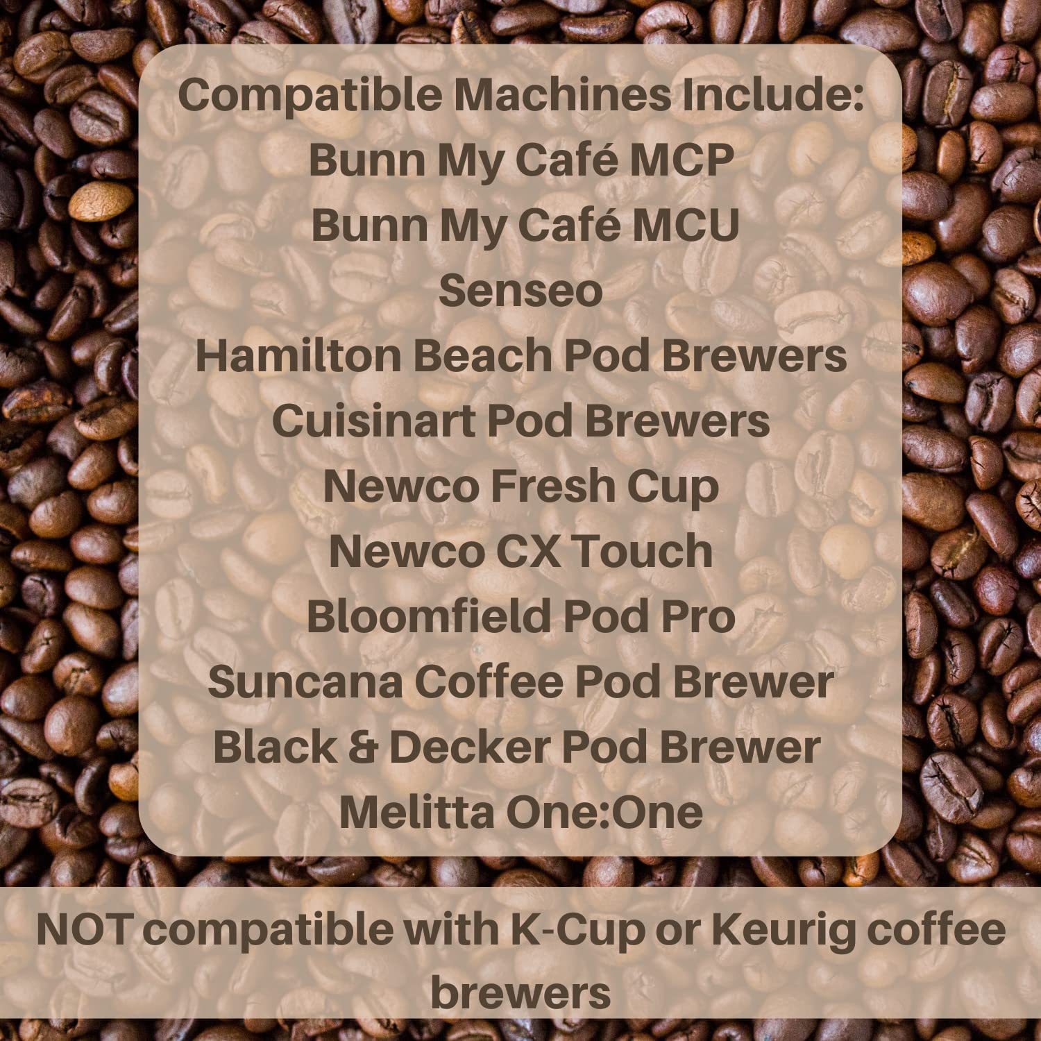 Baronet Coffee pad colocado en cafetera compatible Senseo preparando taza
