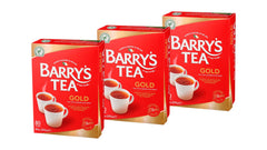 Barry's Tea frente del empaque mostrando 80 bolsitas y beneficios de sabor
