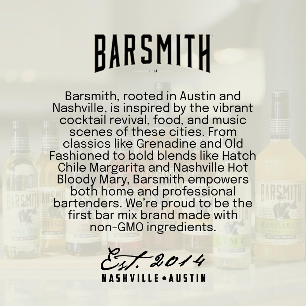 Barsmith en mesa de fiesta con tragos servidos, ideal para reuniones