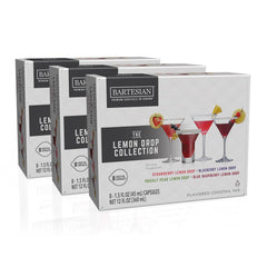 Bartesian empaque frontal del pack Lemon Drop, variedad lista para fiestas