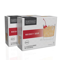 Bartesian paquete frontal de 16 cápsulas mostrando el embalaje y variedad