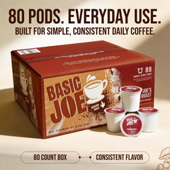 Basic Joe detalle de cápsula y textura que destaca frescura y sellado hermético