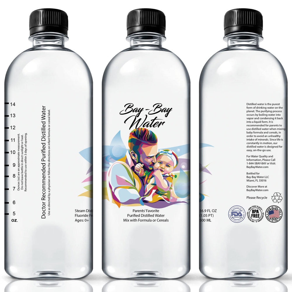 Bay-Bay Water agua transparente sin sedimentos, sabor limpio garantizado