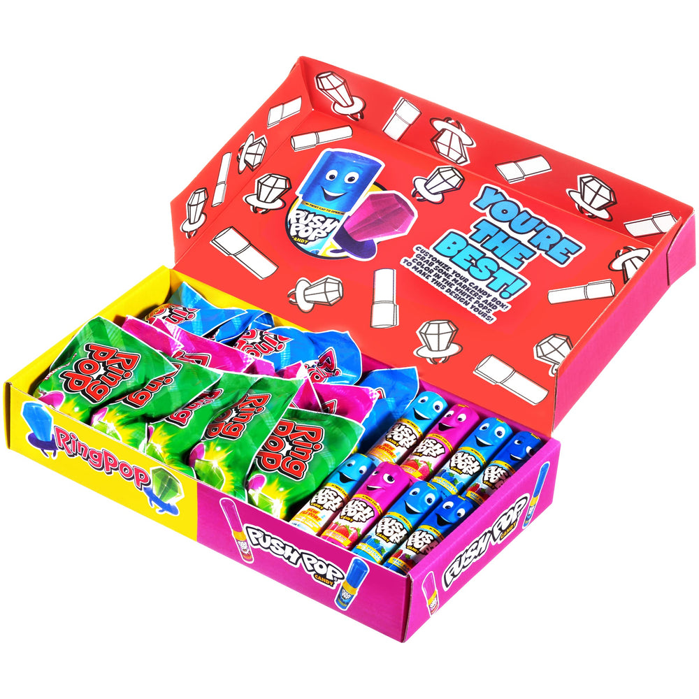Bazooka Candy Brands comparativa tamaño en mano para apreciar proporción y portabilidad