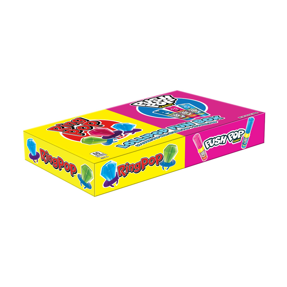 Bazooka Candy Brands escena festiva con mesa de cumpleaños y dulces que animan la celebración