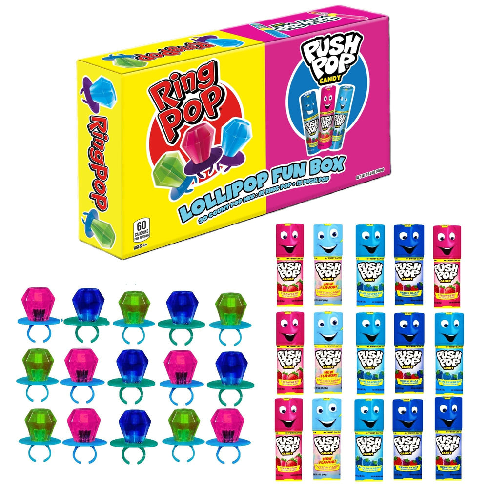 Bazooka Candy Brands vista frontal del estuche surtido lista para regalar