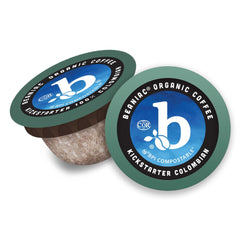 beaniac cápsula insertada en cafetera Keurig demostrando facilidad de uso