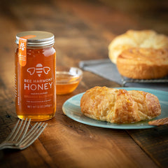 Bee Harmony etiqueta con certificaciones True Source y U.S. Grade A para confianza